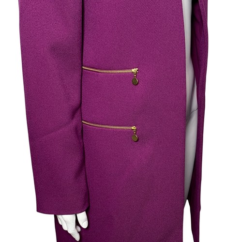 Tahari Topper Jacket Womens Size 10 Arthur Levine Hook Eye Closure Lined Career - Picture 4 of 9