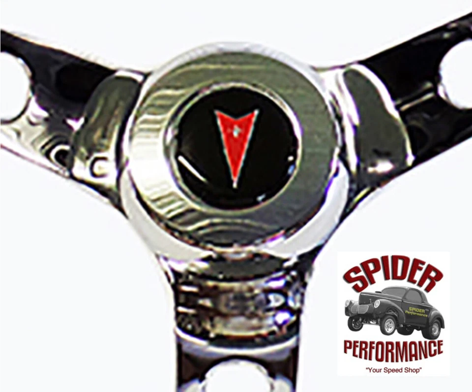 Pontiac GTO 1965-1966 volante de madera para inclinación 15" clásico nogal Foto 3 de 4