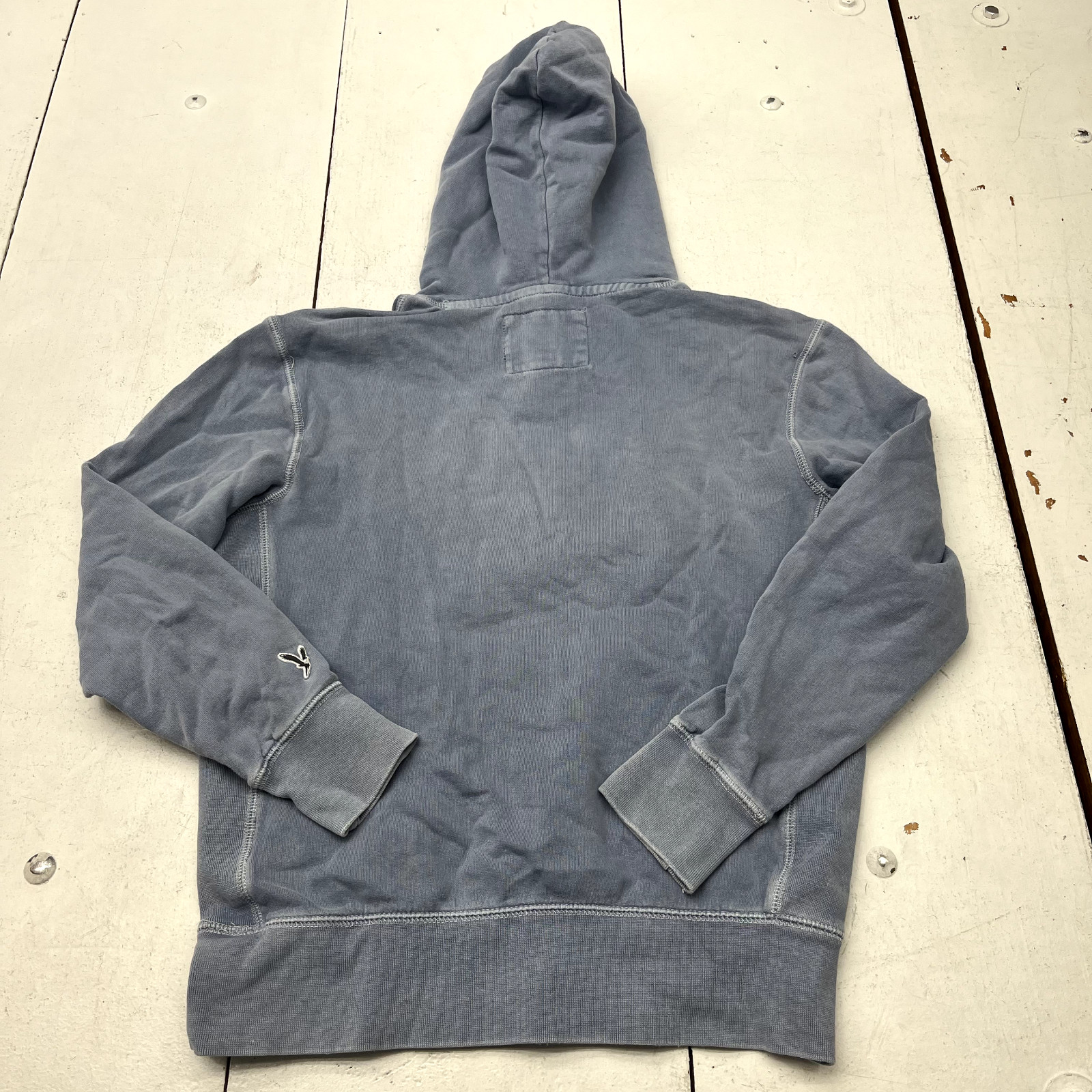 American Eagle Blue Basic Super Soft Hooded Sweat… - image 4