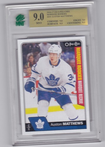 2016/17 OPC..AUSTON MATTHEWS..MARQUEE ROOKIES..MNT 9.0..RC..# 694..MAPLE LEAFS