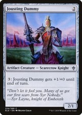 Magic the Gathering (mtg): ELD: Jousting Dummy  (x 4)