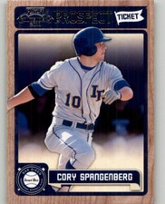 2011 Playoff Contenders Cory Spangenberg Prospect Ticket #RT18 San Diego Padres