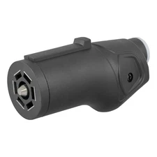 CURT 58145 Heavy-Duty 7-Way RV Blade Connector Plug (Trailer Side)