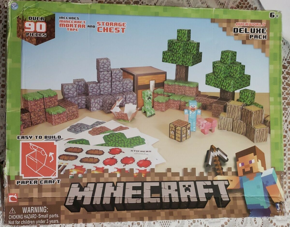 Minecraft Papercraft Overworld 225-Piece Set Case - Westfield Comics