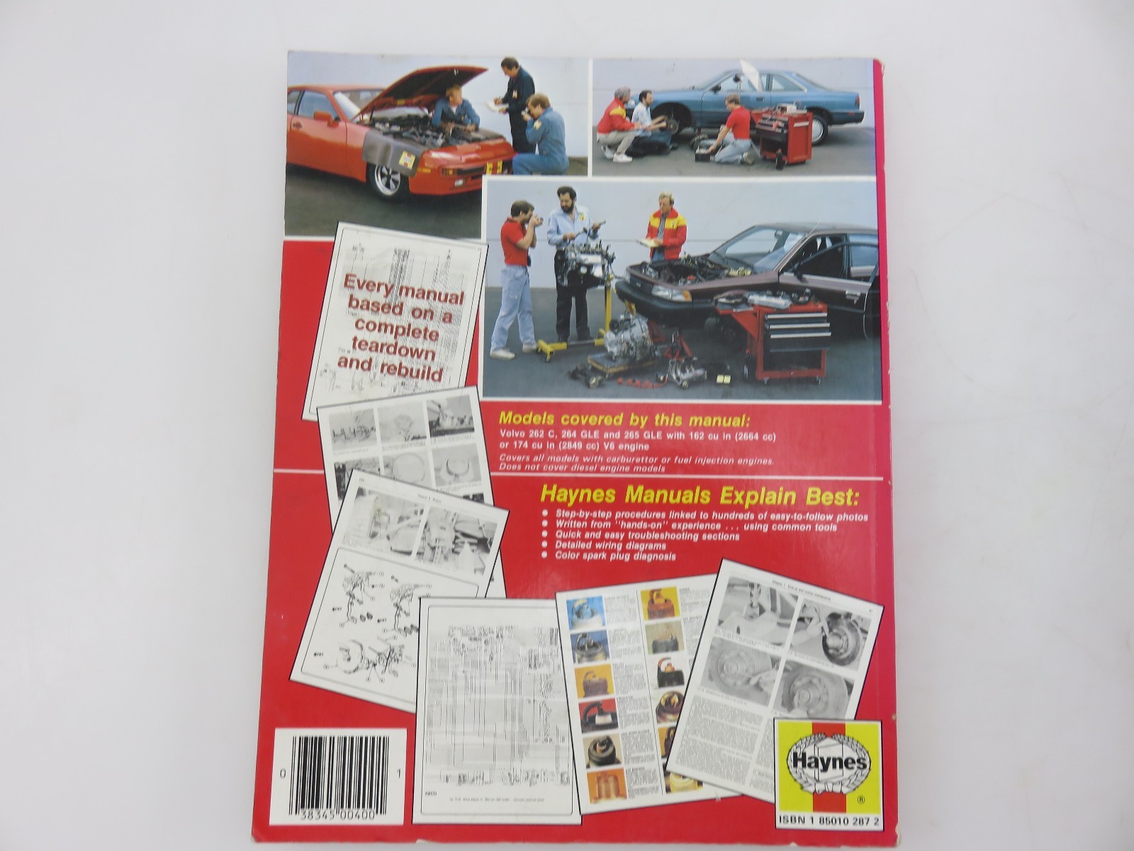 1975 to 1982 VOLVO 260 Series Haynes Repair Service Manual 400 GLE Coupe |  eBay