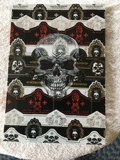 Black Label Trading -skulls-custom cigar band art-CIGart by T - 7 1/4" x 10 1/2"