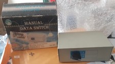 APC Switchbox 2-1 Manual DB25 Ports Serial RS232 Parallel 25 Wire -Metal Housing