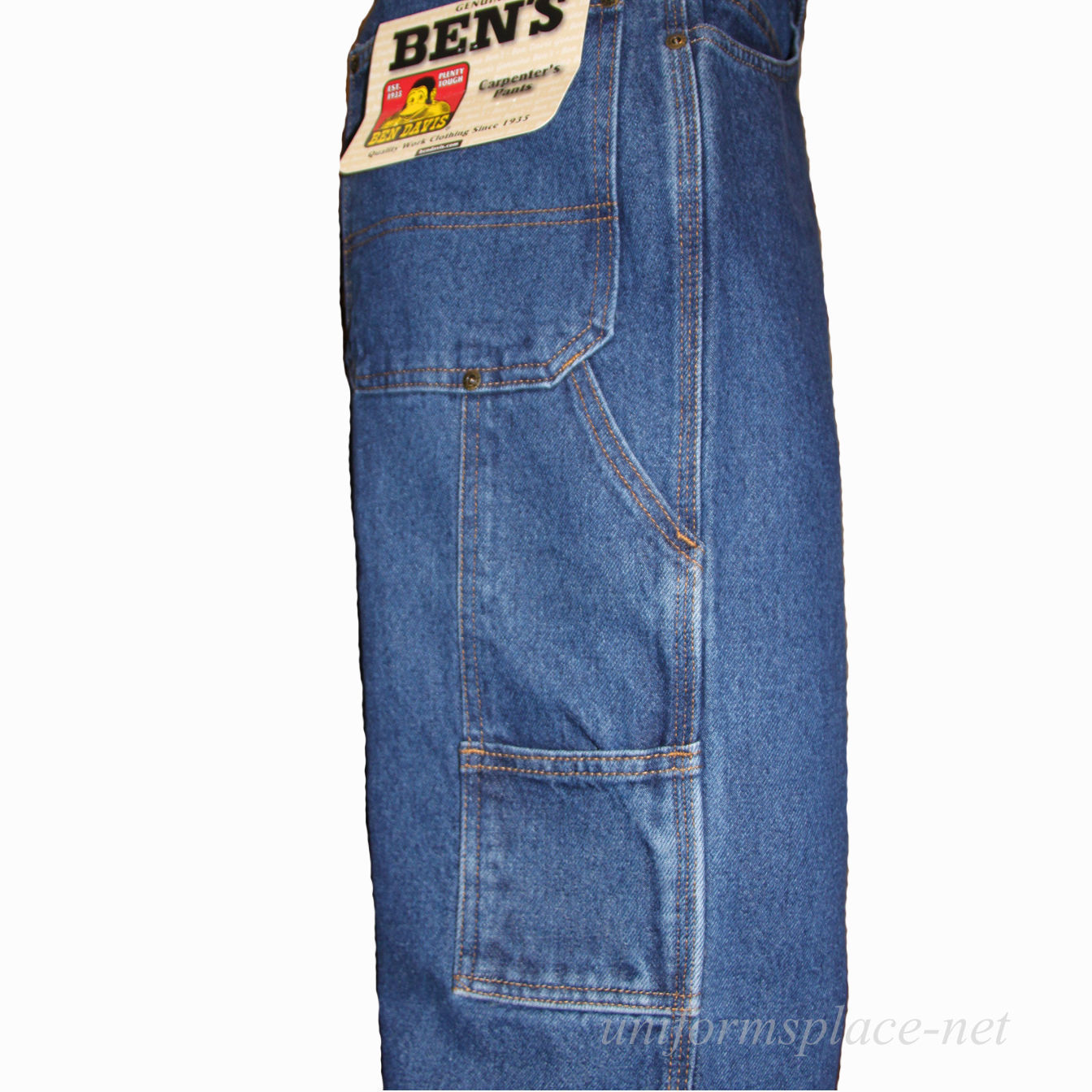 Mens Ben Davis Carpenter Pants Washed Indigo Denim Jeans 778 Work