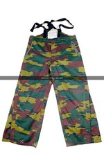 Regenhose belgische Armee ABL Jigsaw Tarn - N&auml;sseschutz Latzhose Type Goretex