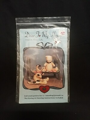 1989 Dear To My Heart by Barbara Guffey, 11'' (Standing) Jointed Cat
