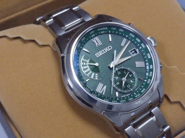 Seiko Brightz Green Men's Watch - SAGA307 for sale online | eBay