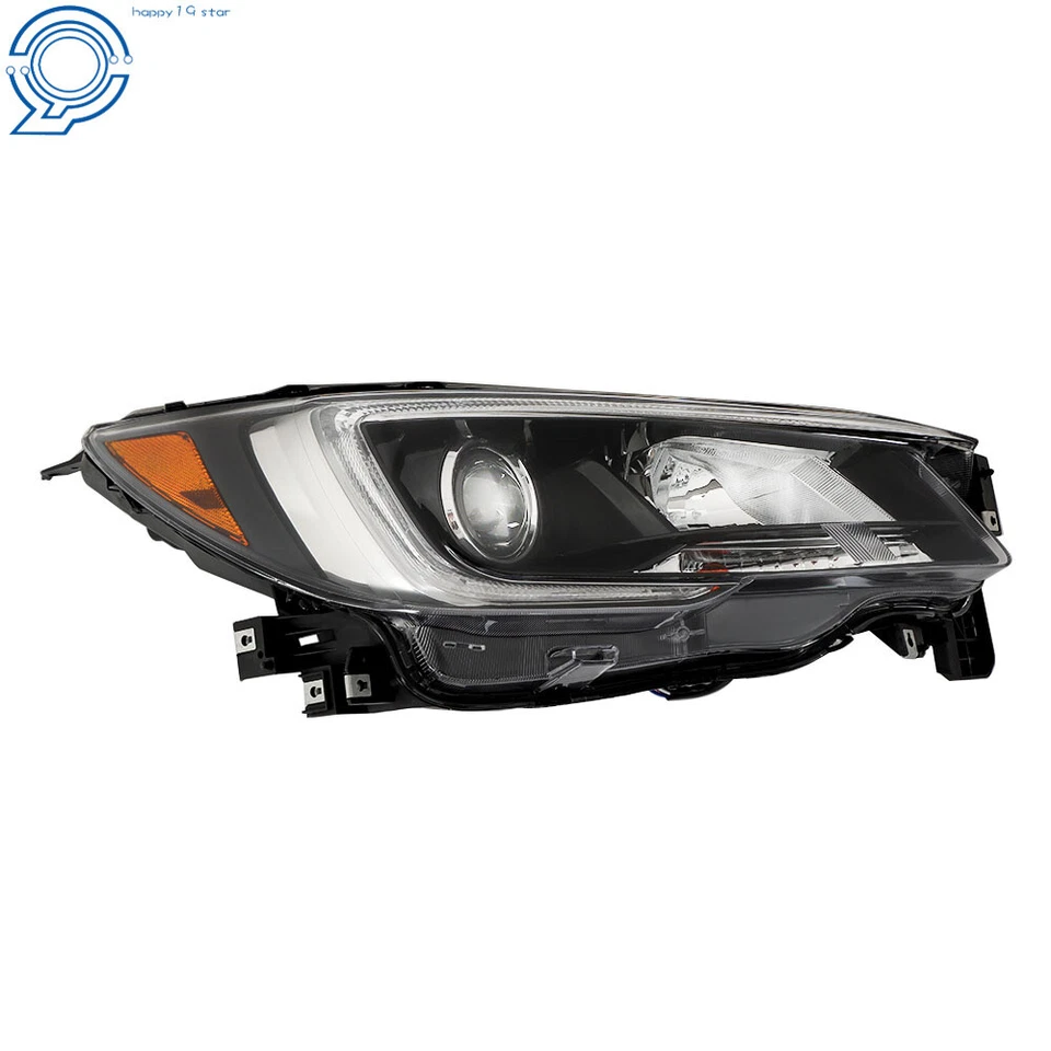 For 2018-2019 Subaru Outback/Legacy Halogen Headlight Passenger Side Black Foto 3 de 4
