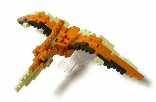 Pteranodon Dinosaur Petit Block Daiso JAPAN NEW - Picture 5 of 5