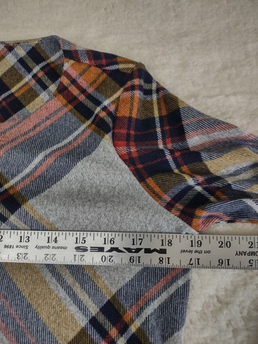 R&K Red/Black/Orange/Yellow/Gray Plaid Long Sleeve Dress Women's Size 4 - Picture 7 of 11