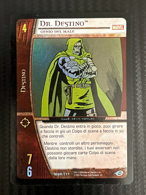 VS System   FOIL Dr Doom Dr. Destino MOR-111 Marvel's Origin ITALIENISCHE KARTE NM