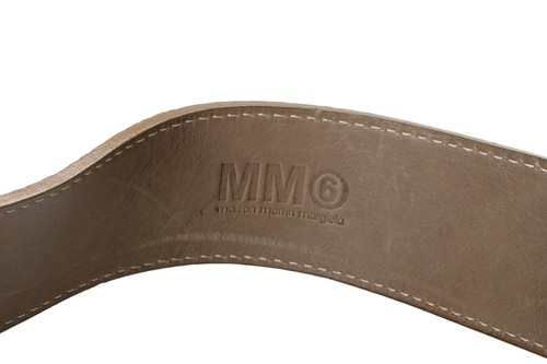 Maison Martin Margiela MM6 Women's Brown Leather Belt Sz US M - Picture 4 of 6