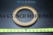 4 MDF SPEAKER RING SPACER 6.5 INCH WOOD 3/4 THICK FIBERGLASS BOX RING-6.5GR