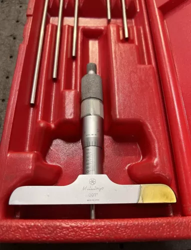 MITUTOYO .001" DEPTH MICROMETER 0-6"