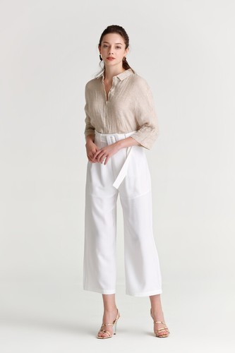 OJAY Belted Wide Leg pants - Picture 8 of 14