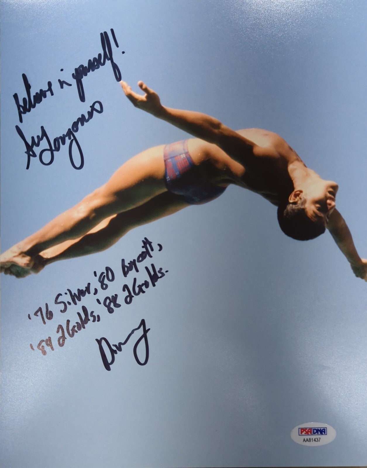 Greg Louganis Autographed Signed Photo (8x10) 