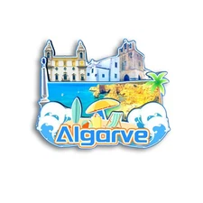Algarve PORTUGAL Refrigerator magnet 3D travel souvenirs wood craft gifts