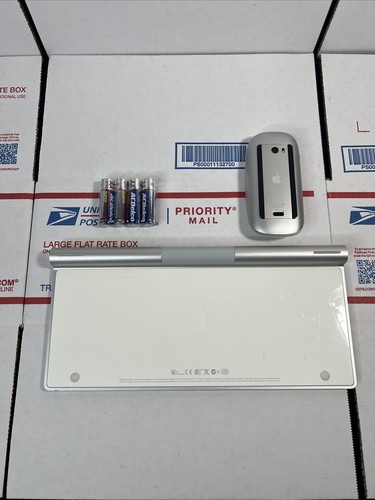 Apple Wireless Keyboard A1314 & A1296 Mouse +Batteries-WARRANTY-SAME DAY SHIP *3 - Afbeelding 7 van 7