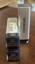 Blue Metallic Lipstick - Covergirl Metallic 550 Deeper - New - Lot of 3