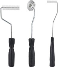 Juego de 3 rodillos laminados de paleta de burbujas de fibra de vidrio para molde de FRP resina GRP