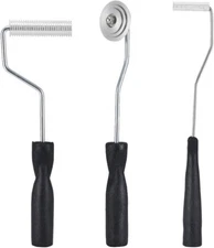 3 PCS/SET Fiberglass Bubble Paddle Laminating Roller Kit For FRP Mould Resin GRP