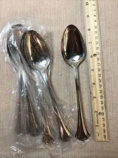 Park Manor Pattern Towle F.B. Rogers Stainless Steel Solid Serving Spoon Mint!