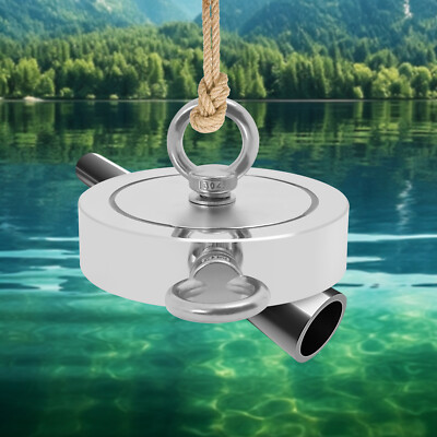 1.4Ton/3086 lbs Fishing Magnet Double Sided Fishing Magnet Neodymium Magnet