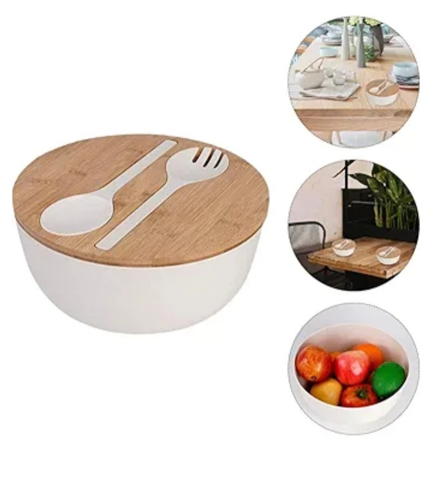 Hemoton 1 комплект тусклая сумма длинная тарелка соус блюдо сервировочные миски салат миска макароны миска - Изображение 4 из 4