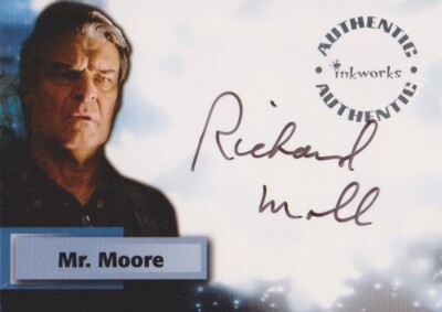 2003 SMALLVILLE SEASON 2 RICHARD MOLL AS MR. MOORE AUTOGRAPH CARD A15