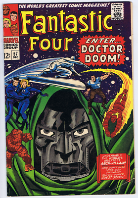 The Fantastic Kingdom」◆レア物50年前の1974年 Fantastic Four #57 Marvel 1966 '' Enter Doctor Doom ! '' CLASSIC J