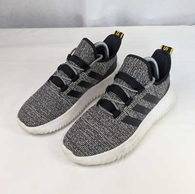 Adidas Kaptir J Grey Black Shoes Women's Size 7 Cloudfoam Sneakers EF7242
