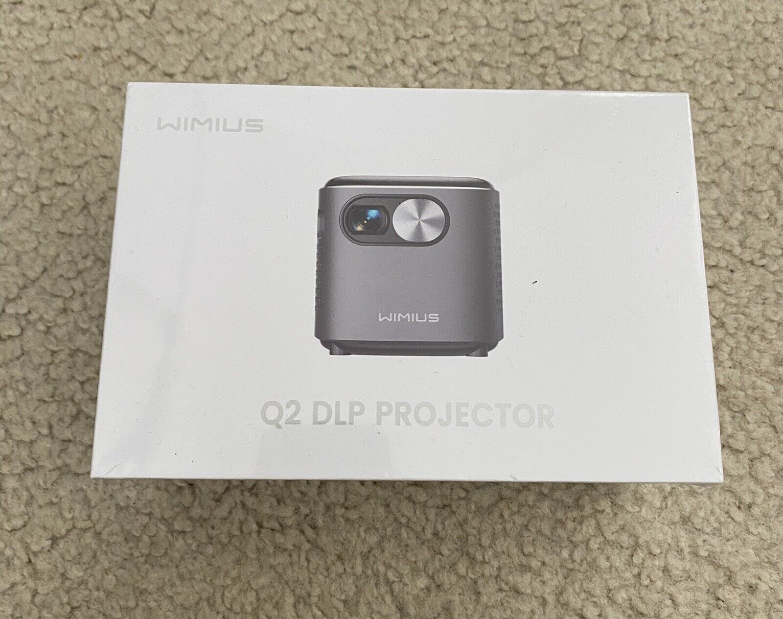 WiMiUS Q2 DLP Mini Projector with Android TV, DLP and Rechargeable Battery [g2]