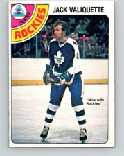 1978-79 O-Pee-Chee #391 Jack Valiquette  Colorado Rockies V26465