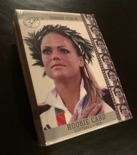 (one) JENNIE FINCH Olympic Team USA Softball  Premium SILVER Card 