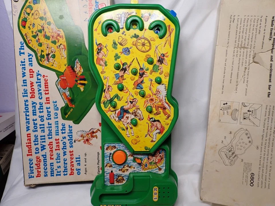 Juego de emboscada de juguetes de época 1975 vintage caja original ¡RARO! Bonita tabla! Foto 4 de 4