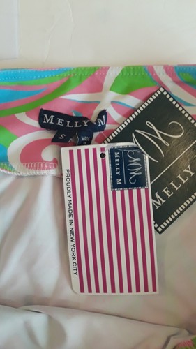 Melly M New skirt womens small floral stretch - Picture 3 of 4