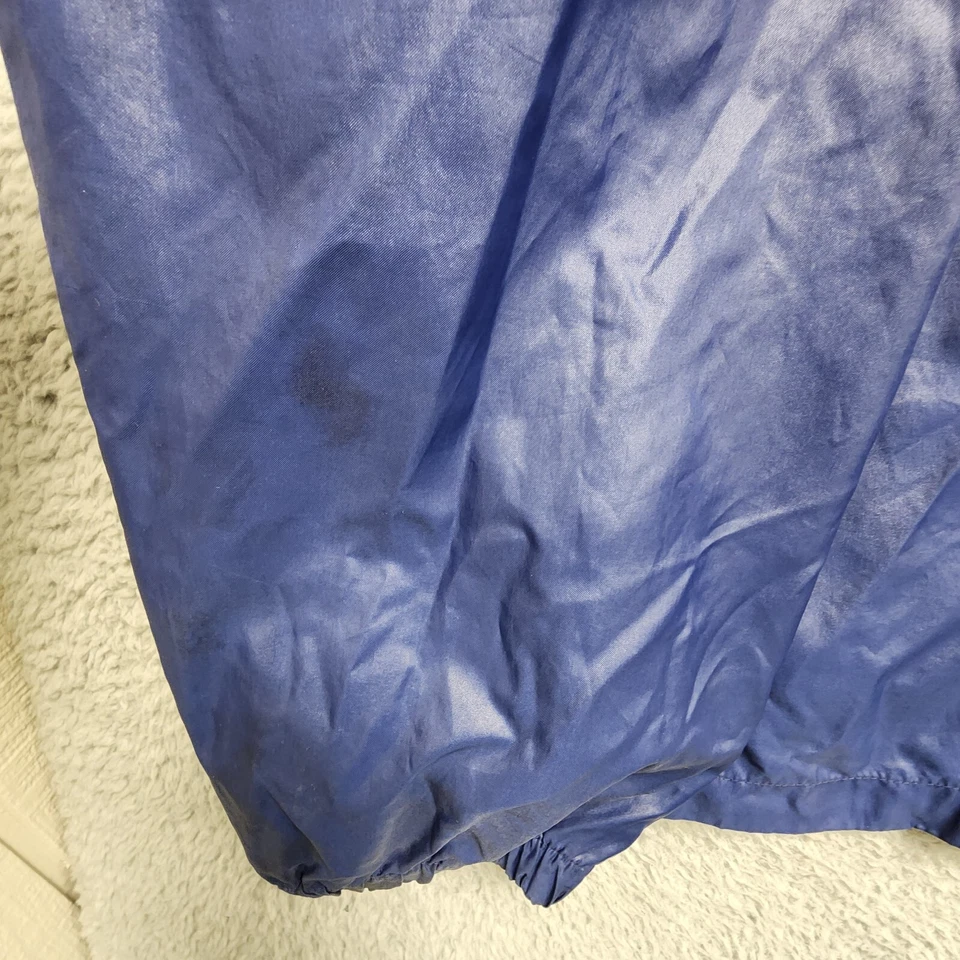 Jaqueta masculina vintage Izod Lacoste grande 1/2 zíper bolsa canguru pulôver de náilon LEIA - Imagem 3 de 4