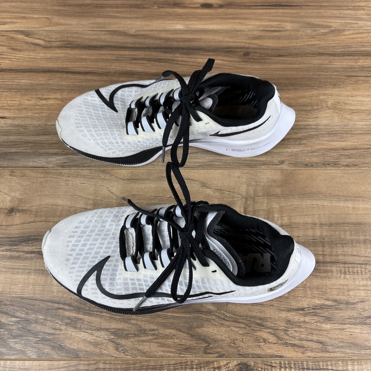 Mens Size Nike Air Zoom Pegasus 37 Shoes Las Vegas Raiders NFL  CZ5457-100