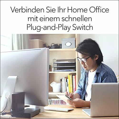 NETGEAR GS305 Switch 5 Port Gigabit Ethernet LAN Switch Metallgehäuse - Bild 6 von 6