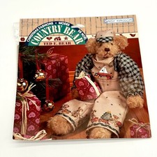NEW VTG 90s Daisy Kingdom Christmas Clothing Kit 16 Country Bear Doll Craft USA