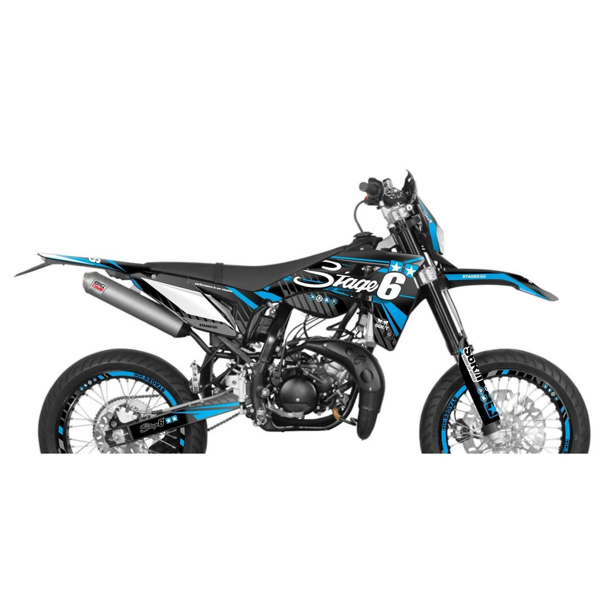 Stage6 Blue Deco Kit SHERCO HRD 50 1998-2005 UK