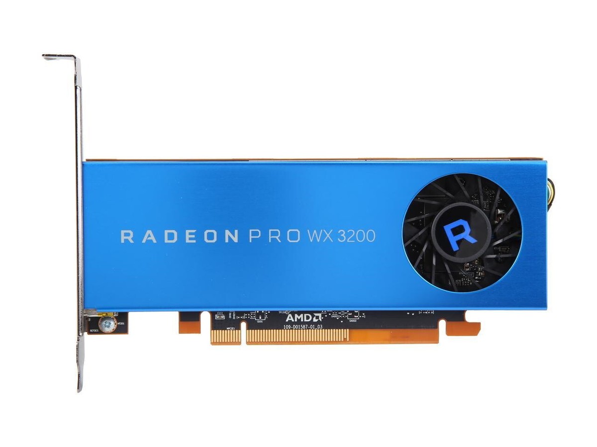AMD Radeon Pro WX 3200 4GB GDDR5 Graphics Card (100-506115) for