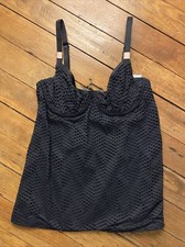 BNWT Fantasie Swim Marseille Tankini FS6684 Black 34E UK