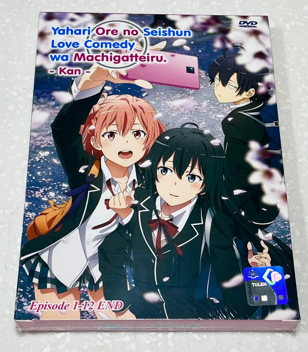 ANIME YAHARI ORE NO SEISHUN LOVE COMEDY WA MACHIGATTEIRU KAN VOL.1-12 END  DVD