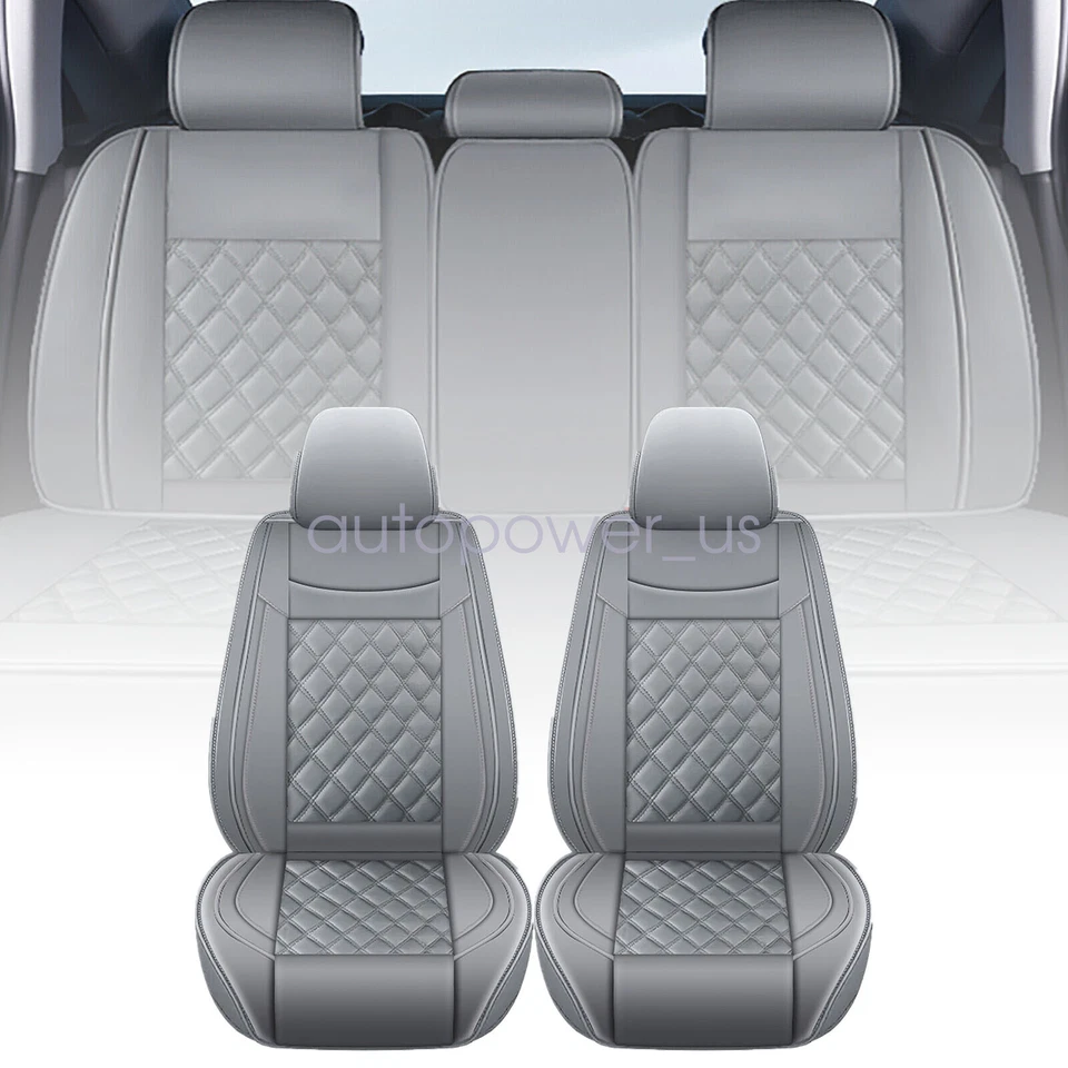 Full Set For ACURA RDX 2008-2023 Car 5-Seat Cover PU Leather Cushion Covers - Image 2 of 4