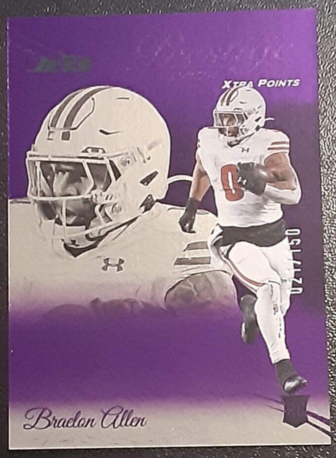 2024 Panini Prestige Purple Xtra Points /150 Rookie RC #365 - Braelon Allen